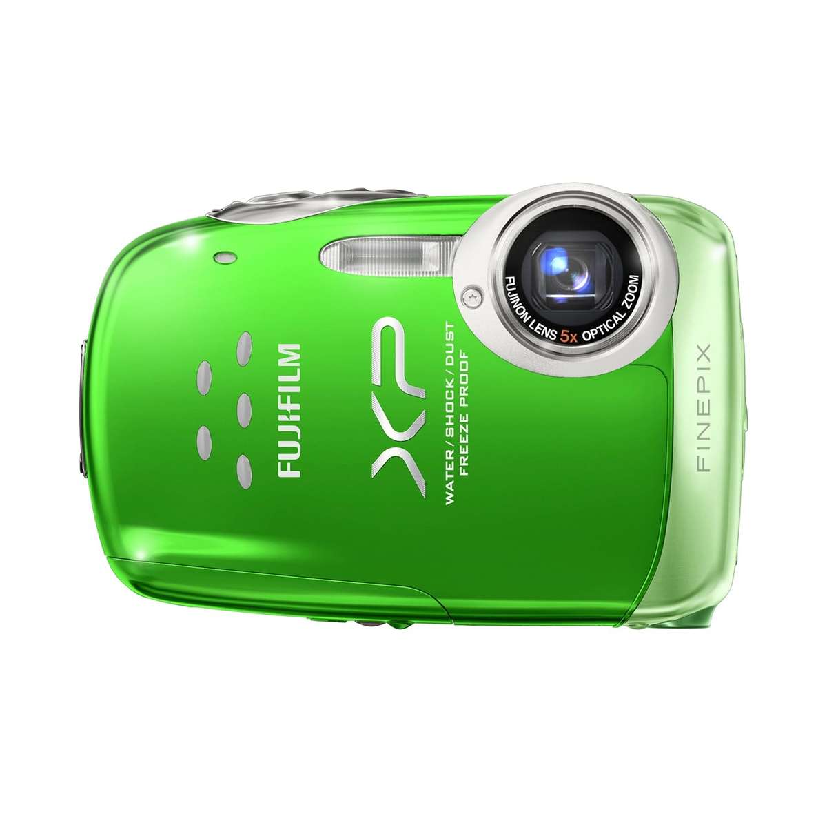 Fujifilm FinePix XP10 12 MP Waterproof Digital Camera with 5x Optical Zoom and 2.7-Inch LCD (Green)