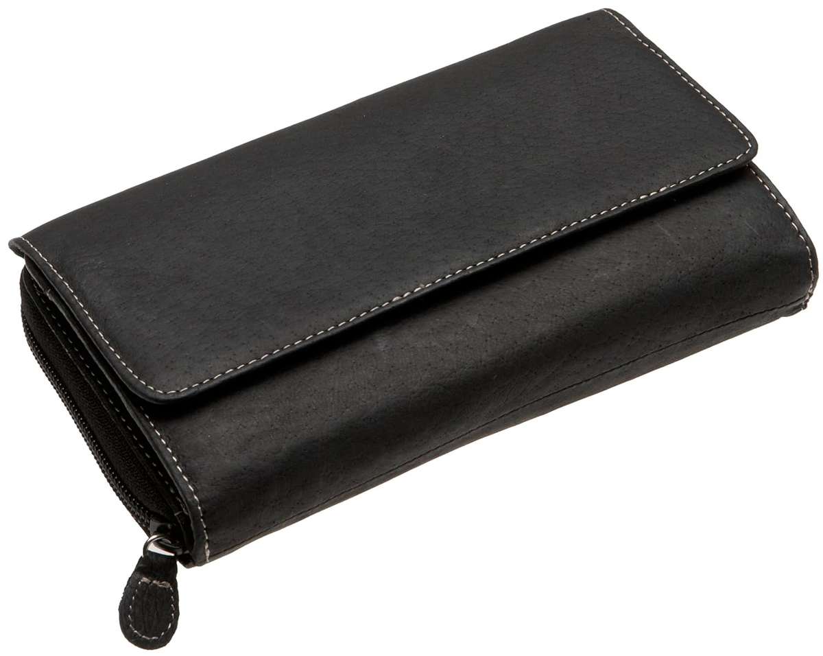 MUNDI Big Fat Flap Wallet Black