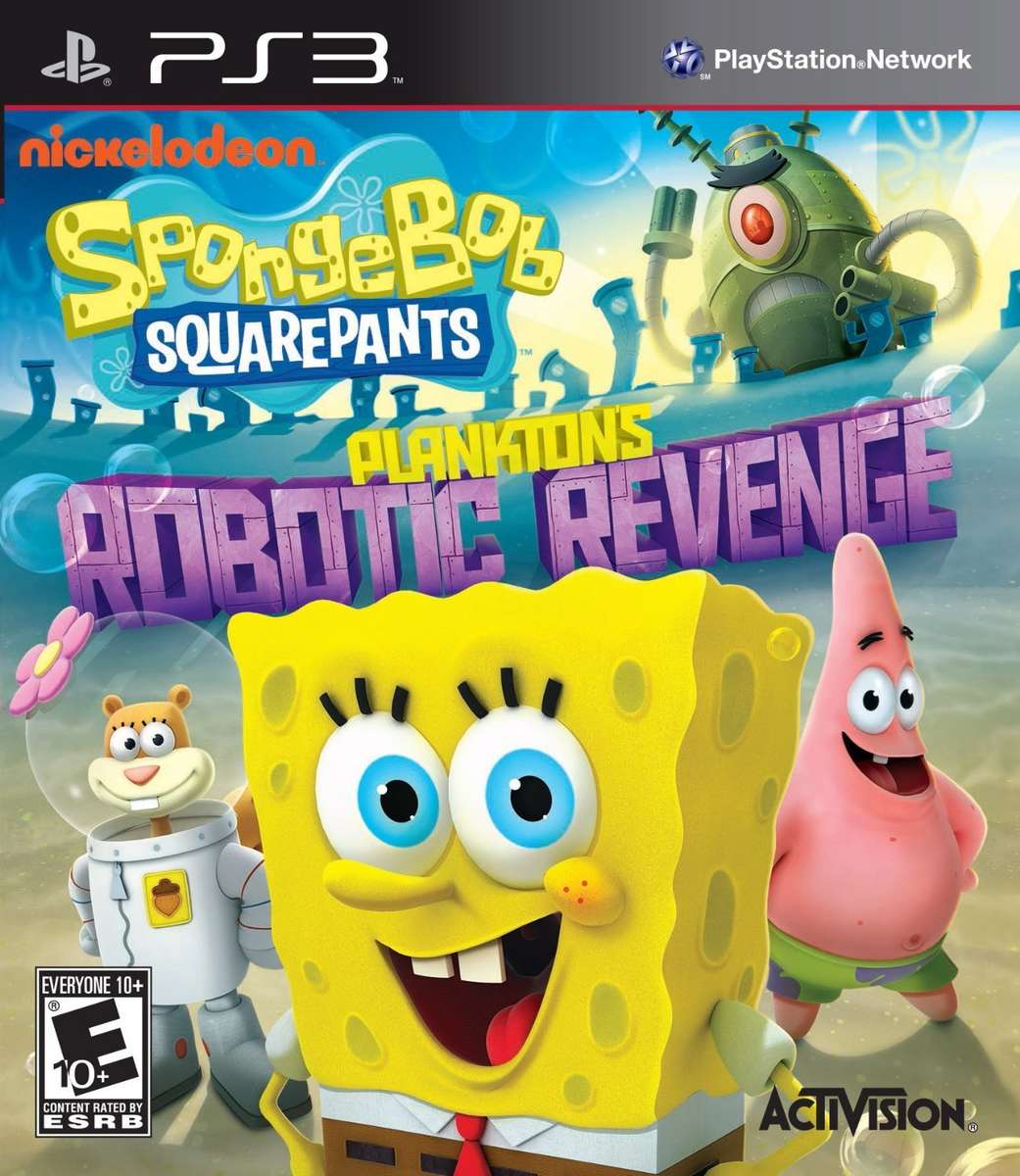 PS3 SPONGEBOB SQUAREPANTS PLANKTONS ROBOTIC REVENGE / BID TO WIN
