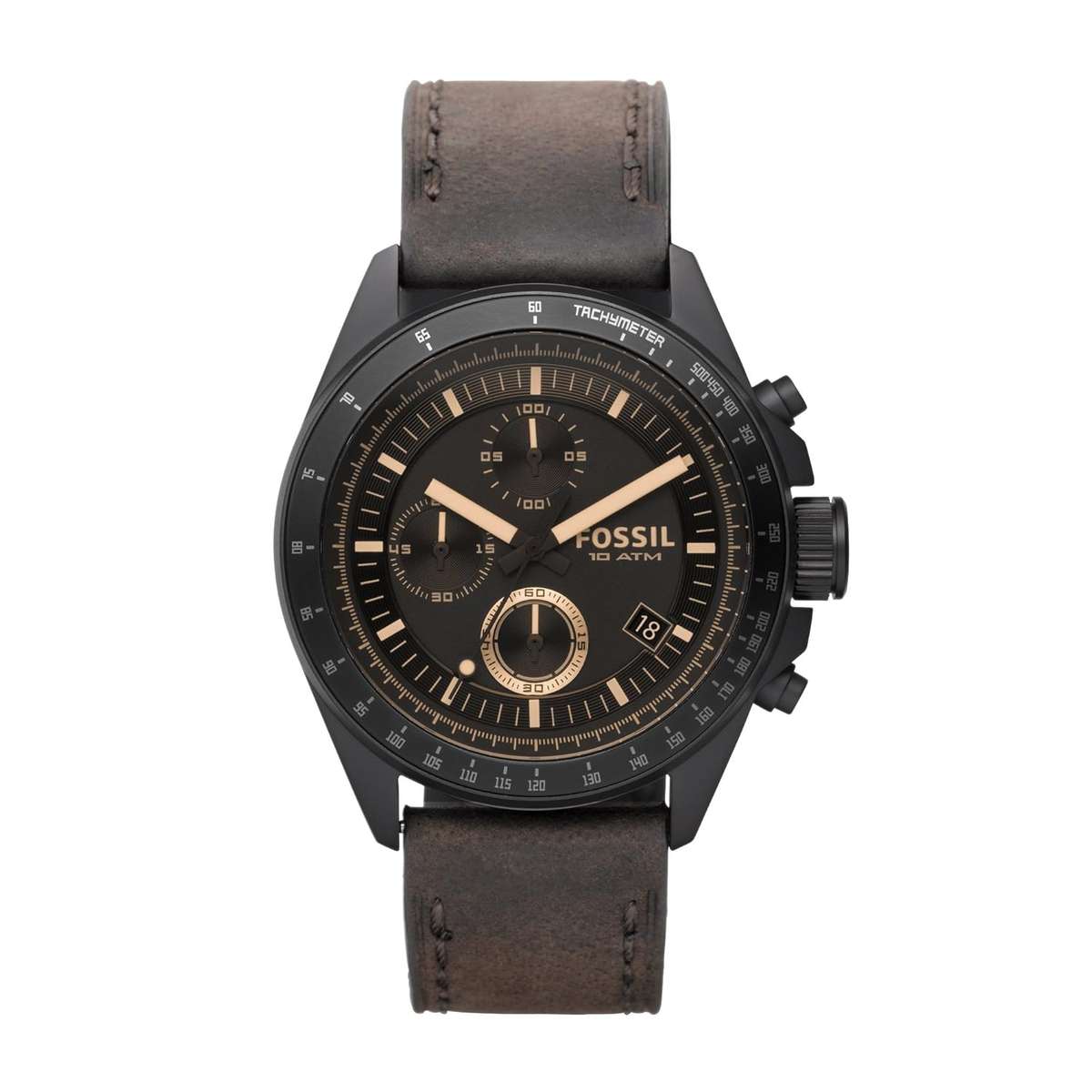 Fossil Men's CH2804 Stainless Steel Analog Black Dial Watch