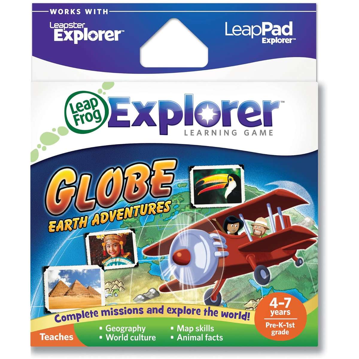 LeapFrog Explorer Learning Game: Globe: Earth Adventures (works with LeapPad & Leapster Explorer)