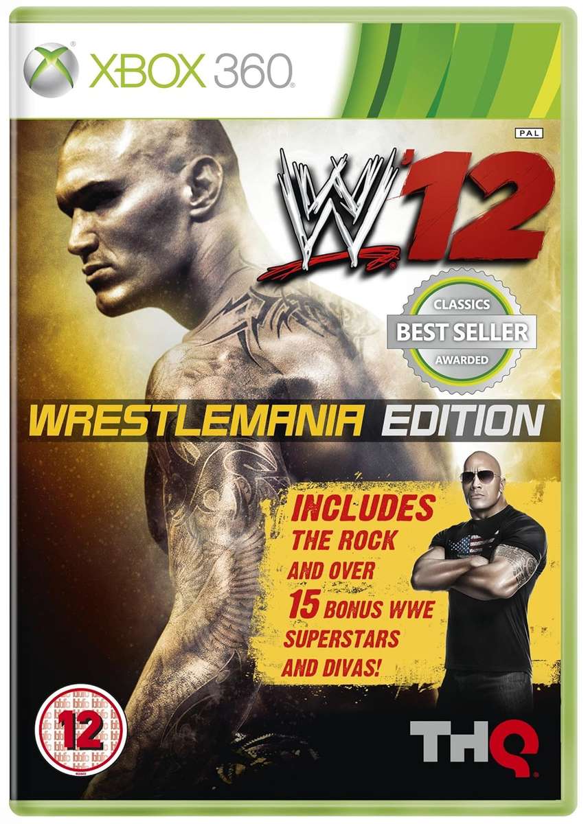 WWE 12: Wrestlemania Edition  (Xbox 360) Brand New & Sealed
