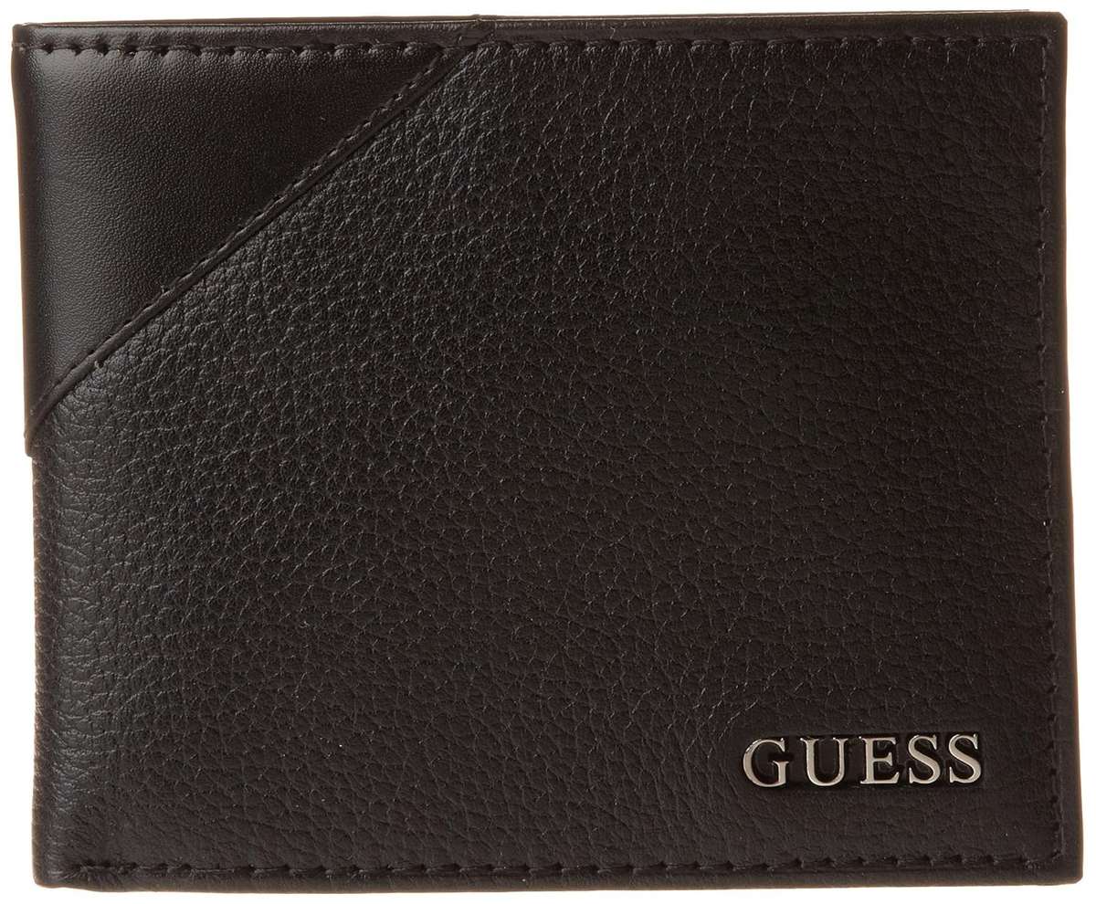 Guess Men's Monterrey Passcase Wallet Black