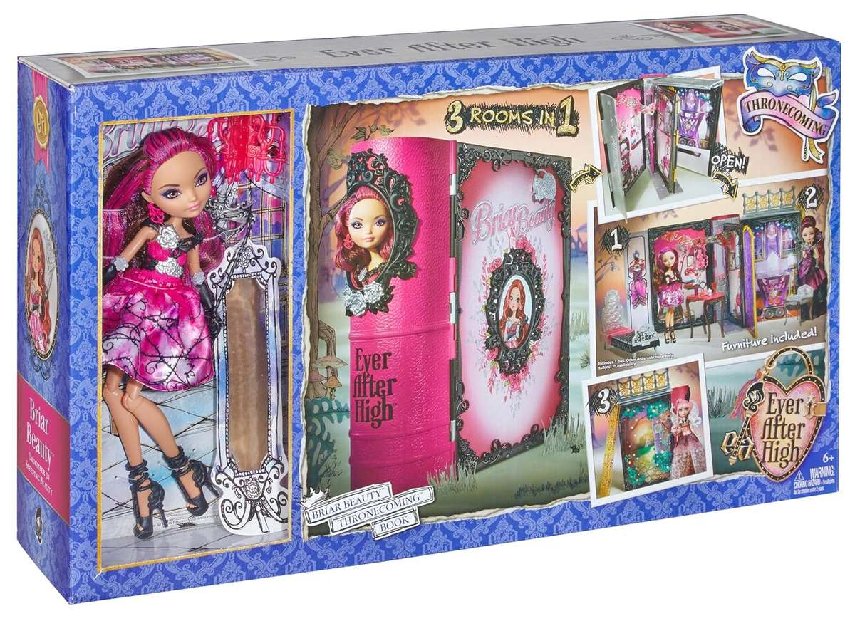 Ever After High Thronecoming Briar Beauty Doll and Furniture Set