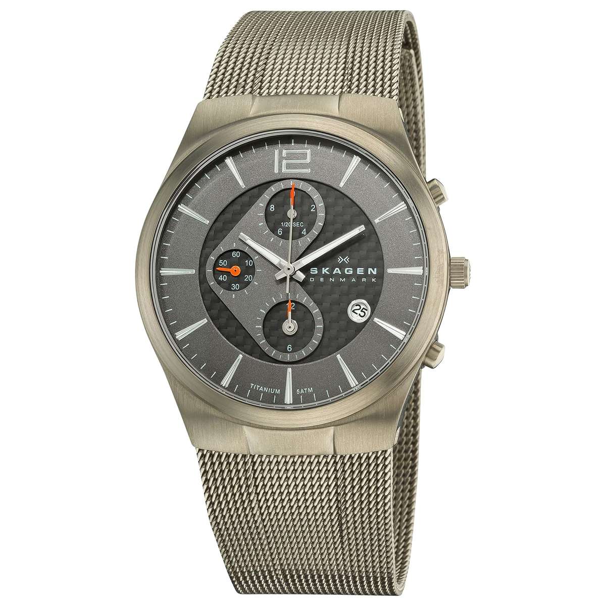 Skagen Men's 906XLTTM Titanium Titanium Chronograph Watch