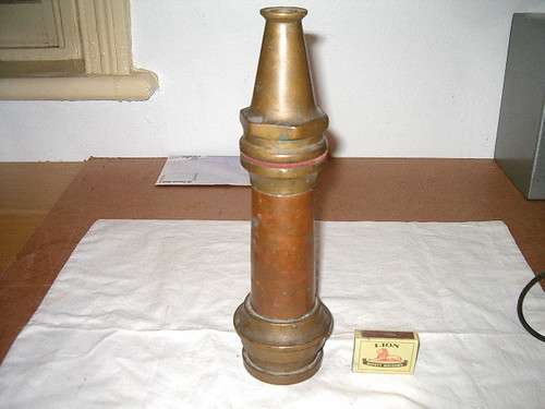 Brass copper fire nozzle very sought after