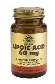 Solgar ALPHA LIPOIC ACID 60MG 30 capsules