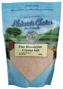 Natures Choice Fine Himalayan Crystal Salt 600g