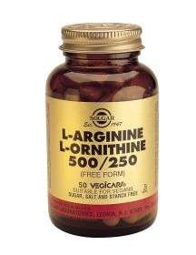 Solgar L ARGININE L ORNITHINE 50 VEGICAPS