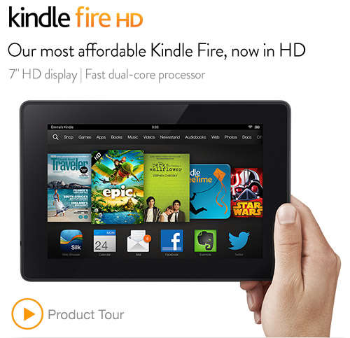 All-New Kindle Fire 7" 8GB Tablet, Now in HD with Special Offers