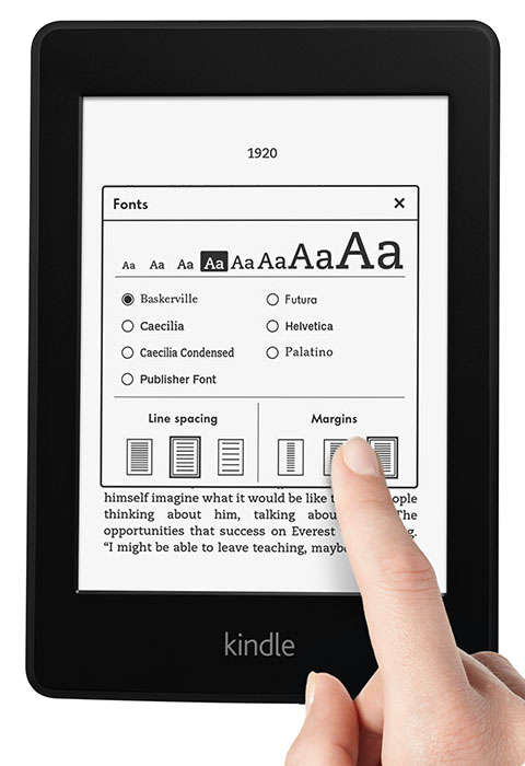 Kindle Paperwhite 3G.. Wi-Fi, 6" Paperwhite Display, Built in Light - Without Special Offers (Black)