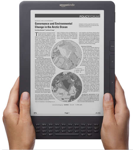 Kindle DX Wireless Reading Device, Free 3G, 3G Works Globally, Graphite, 9.7" Display with New E Ink