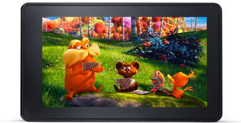 Kindle Fire, Full Color 7" Multi-touch Display, Wi-Fi