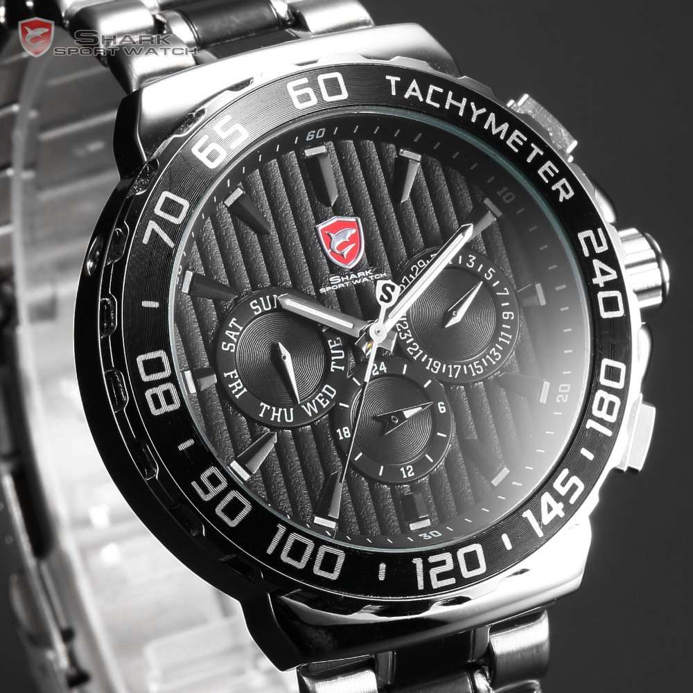 brand new SHARK F1 BLACKNOSE CHRONOGRAPH WATCH BRAND NEW W/ BOX, PAPERS, LOADED!!