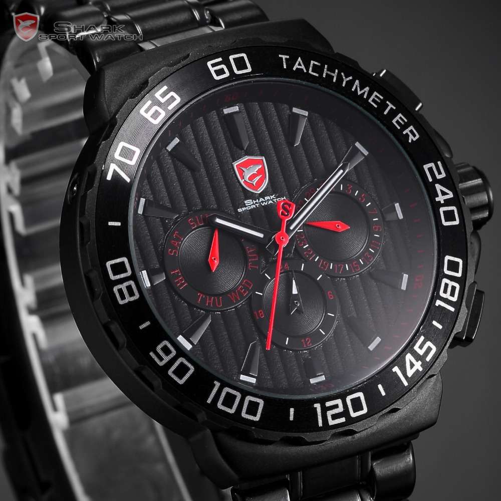 brand new SHARK F1 BLACKNOSE CHRONOGRAPH WATCH BRAND NEW W/ BOX, PAPERS, LOADED!!