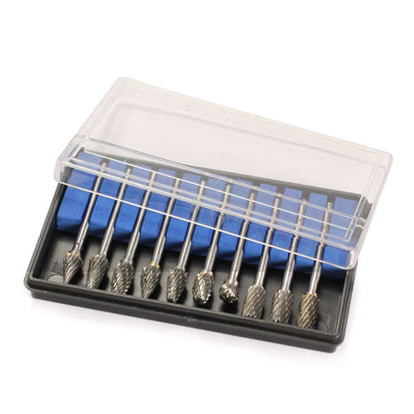 10pc Tungsten Solid Steel Carbide Burrs Set *Free Shipping*
