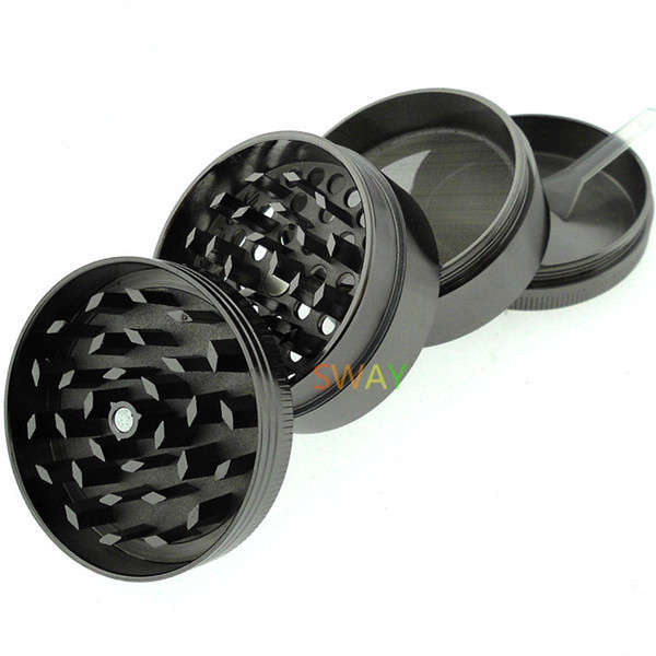 Metal magnetic Tobacco grinder with Pollen Catcher