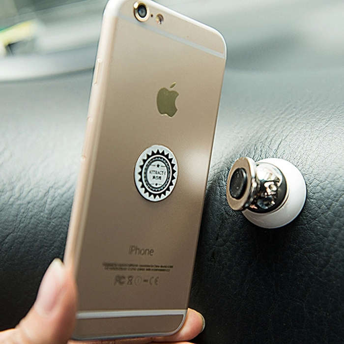 Multifunctional Rotary Smart Mobile Phone Holder - BLACK