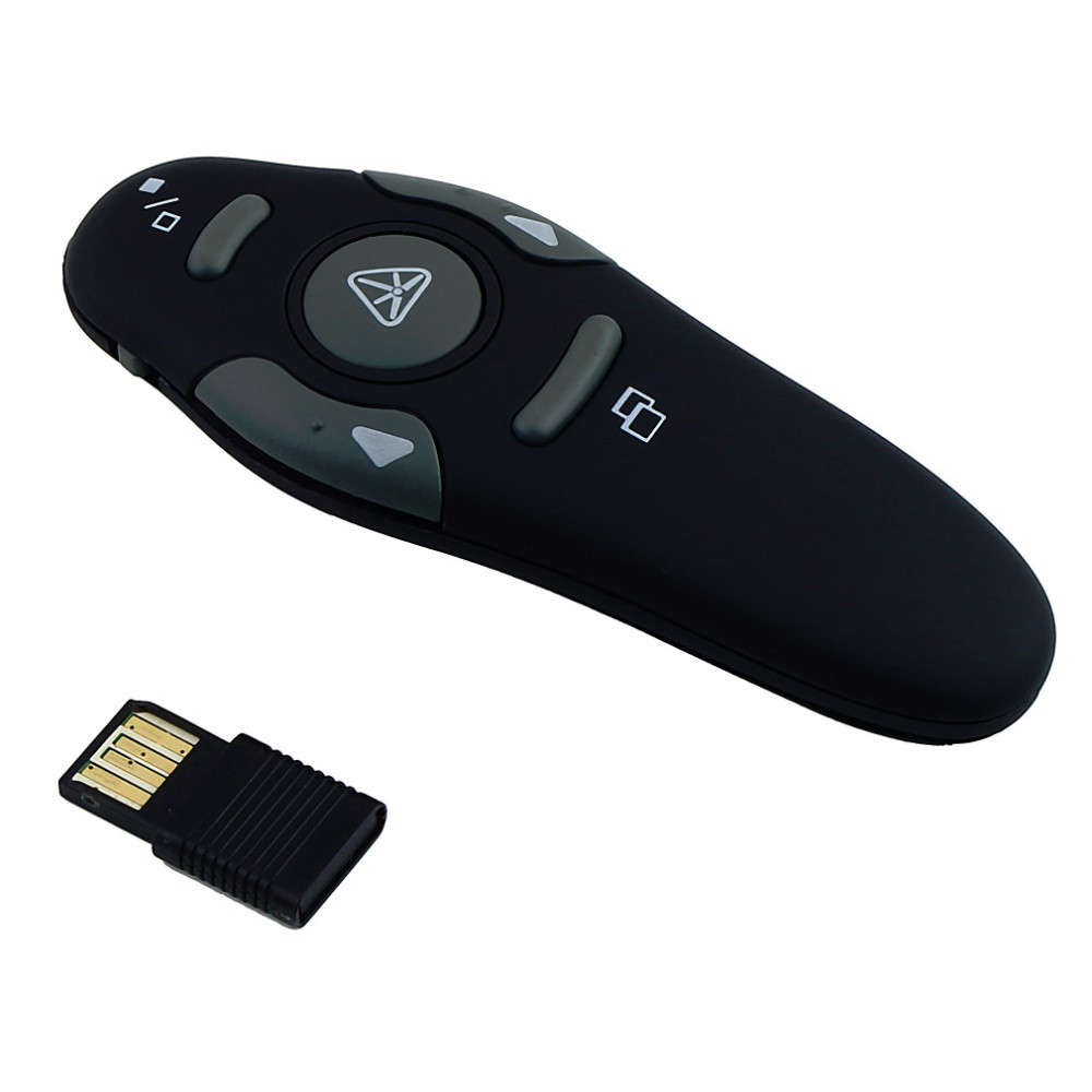 2.4GHz RF Pointer Pen Wireless USB Power Point Presenter Remote Control Laser *Free Shipping*
