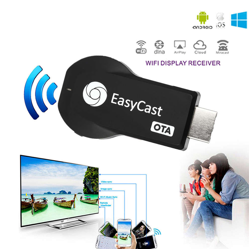 EasyCast EZCAST WiFi OTA Display Dongle Miracast TV Dongle HDMI DLNA AirPlay 1080P *Free Shipping*