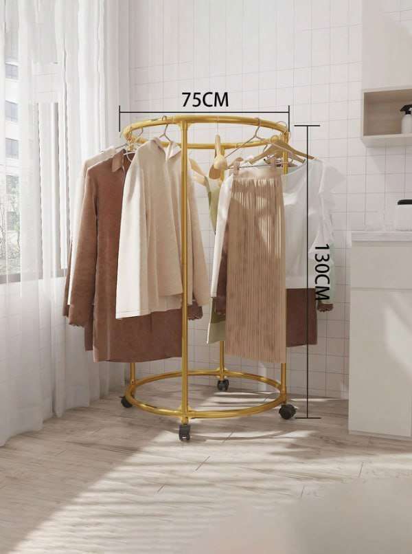 Round 1pc Iron Rotating Hanging Rack