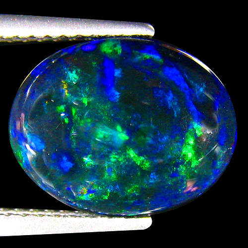 3.45Ct Top Grade Multi Flashy Welo Black Opal
