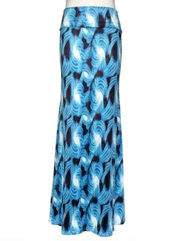 Bohemian Print Maxi Skirt - XLarge