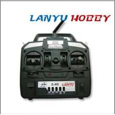 VolantexRC 6 Channel 2.4Ghz Transmitter and Receiver (Mode 2) + Accessories