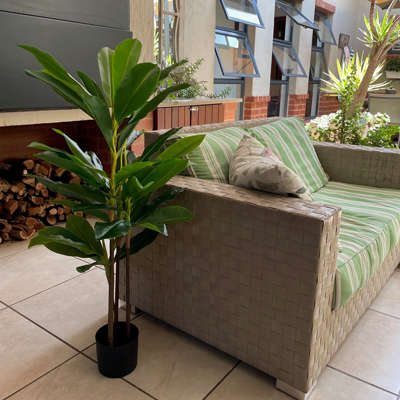 HouzeComfort Artificial Dracaena Houseplant and Pot Plant 125cm