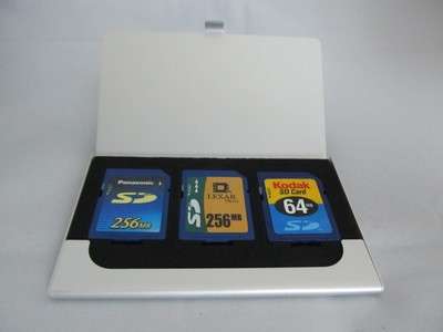 Aluminum SD Card Memory Card Holder Case