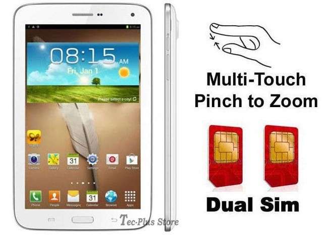 ***LOCAL STOCK**7'' Android 4.2 Dual Core Dual SIM Phone Tablet Phablet Dual Camera