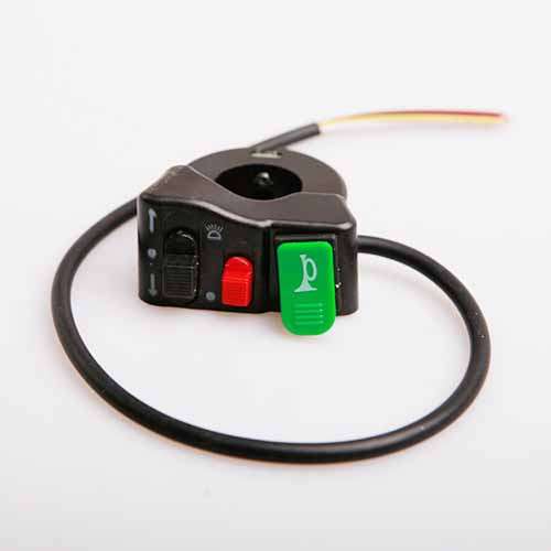 Motorcycle Handlebar Switch ON/OFF Button Light Signal Indicator Horn