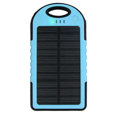 5000MAH waterproof and dust resistance Portable Solar Charger Dual USB External Battery Power Bank