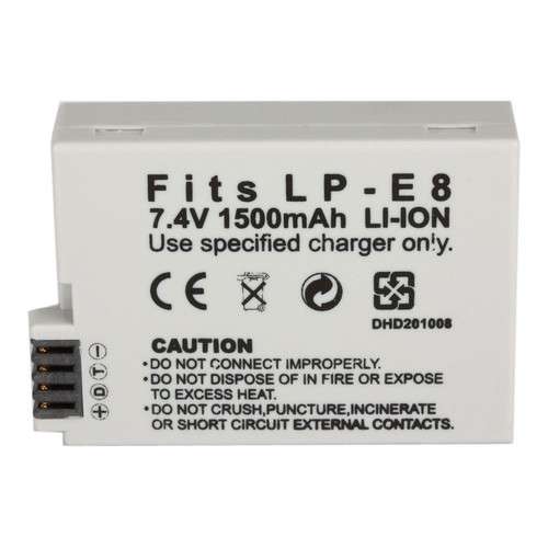 LP-E8 Battery For canon EOS 550D 600D Rebel T2i T2 T3i X5 X4