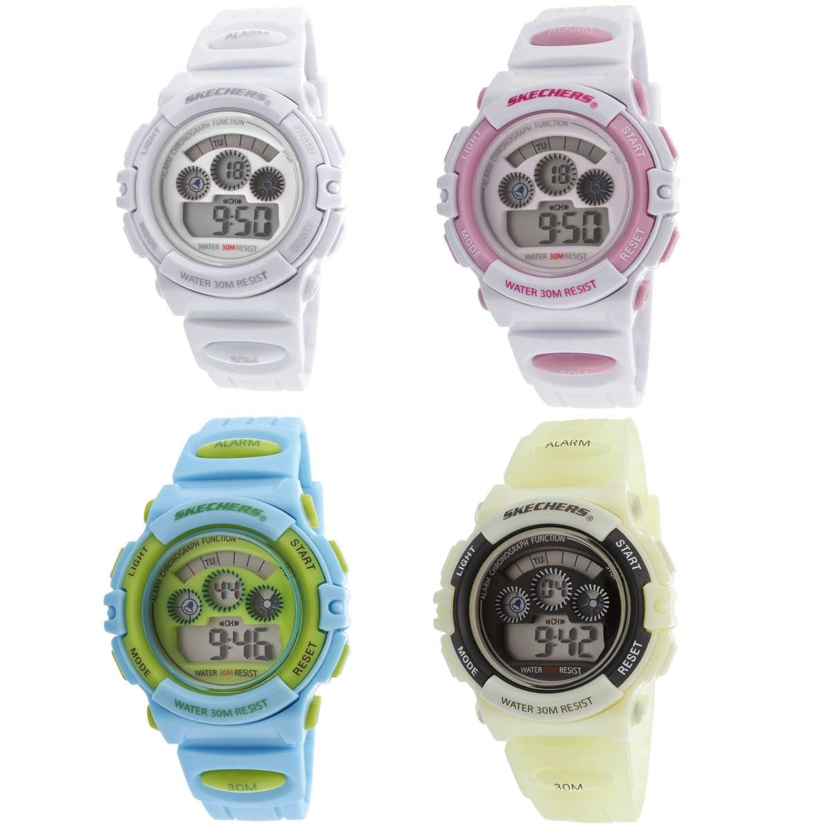 Skechers Watch Women's Digital Multi-Function Rubber