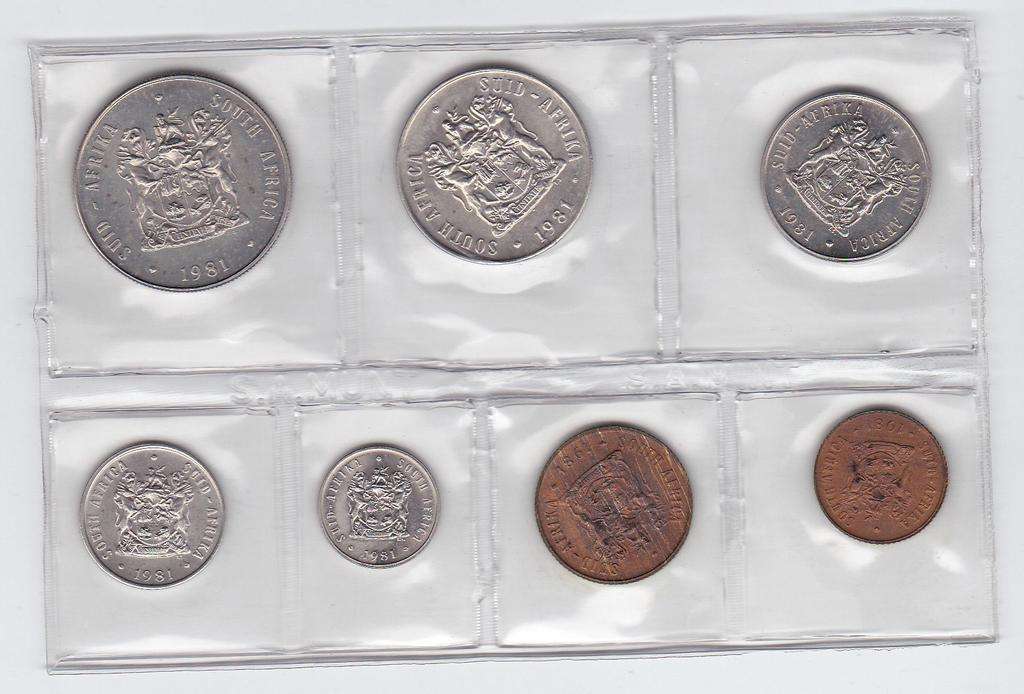 SOUTH AFRICA MINT PACK 1981