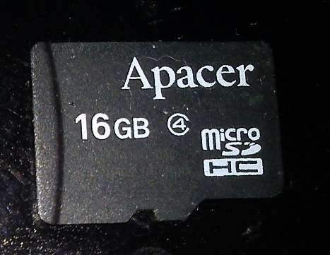 Apacer 16GB Class 4 micro SD - Shipping Included