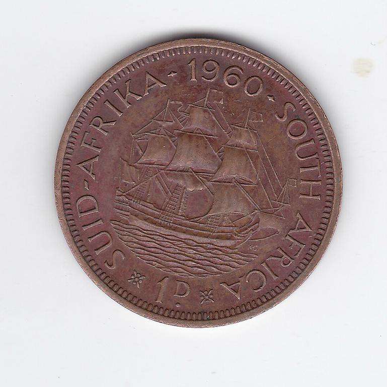 SOUTH AFRICA 1 PENNY 1960