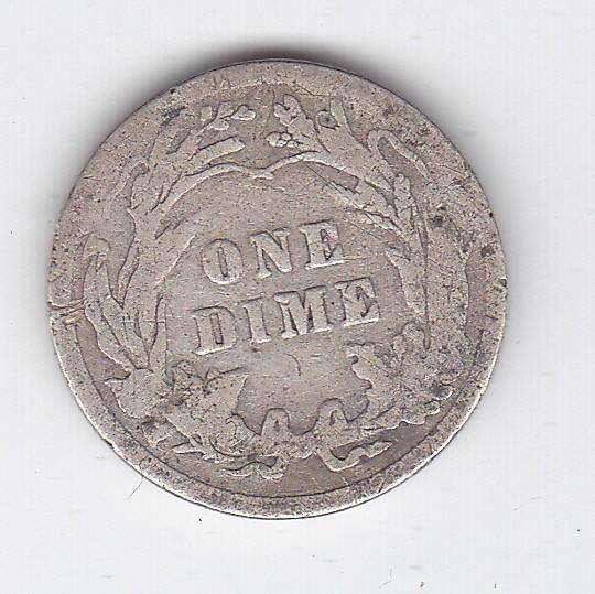 USA 1 DIME 1913 - SILVER