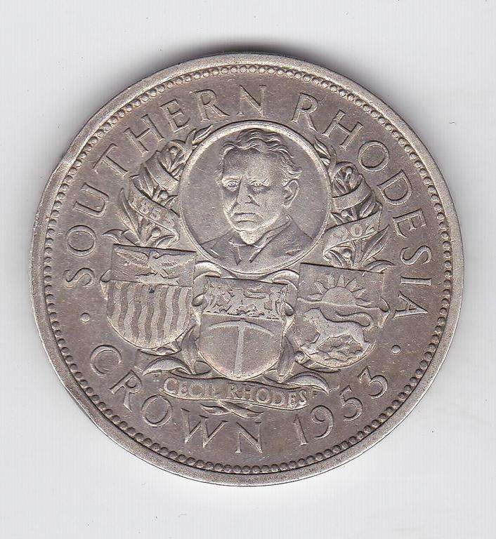SOUTHERN RHODESIA CROWN 1953