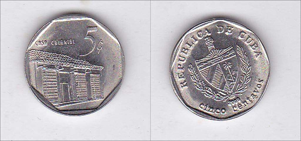 CUBA 5 CENTS 2009