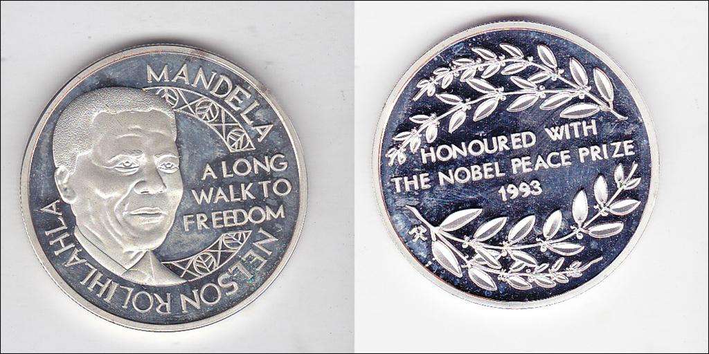 MANDELA ALONG WALK TO FREEDOM COIN 32.3G