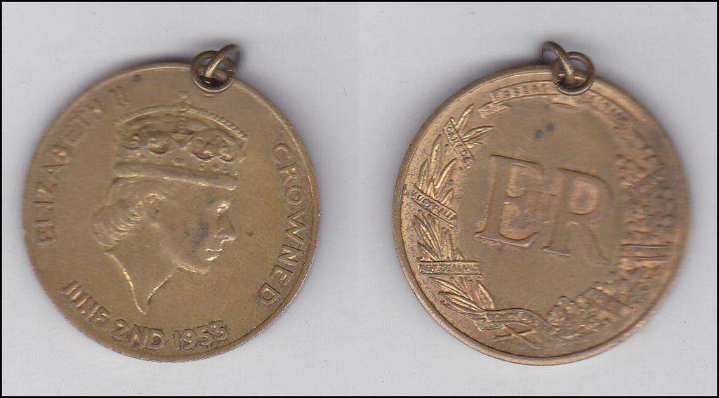 ELIZABETH II CORONATION COMMONWEALTH MEDAL JUNE 2ND 1953