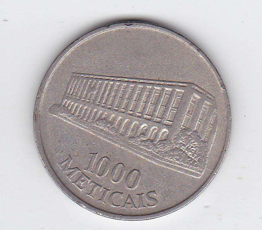 MOZAMBIQUE 1000 METICAIS 1994