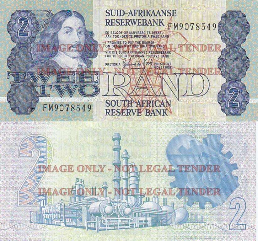 SOUTH AFRICA 2 RAND G. DE KOCK FN9078549 HIGH GRADE