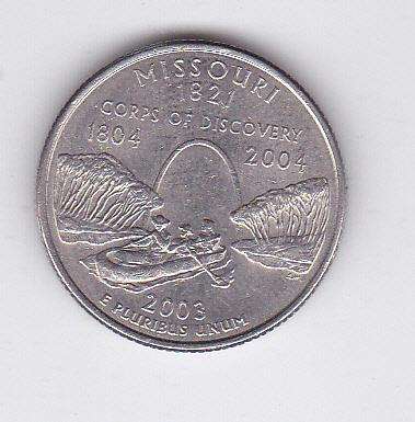 USA QUARTER DOLLAR MISSOURI 2003 HIGH GRADE