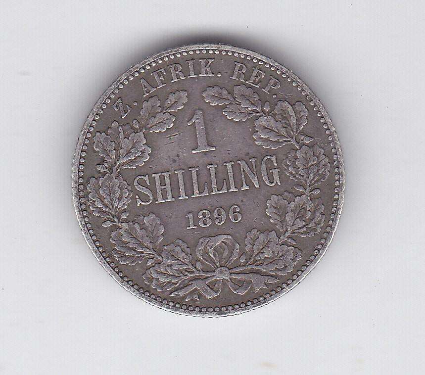 ZAR 1 SHILLING 1896