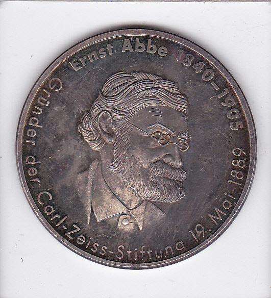 CARL ZEISS 100 YEARS SILVER MEDALLION .999 20 G