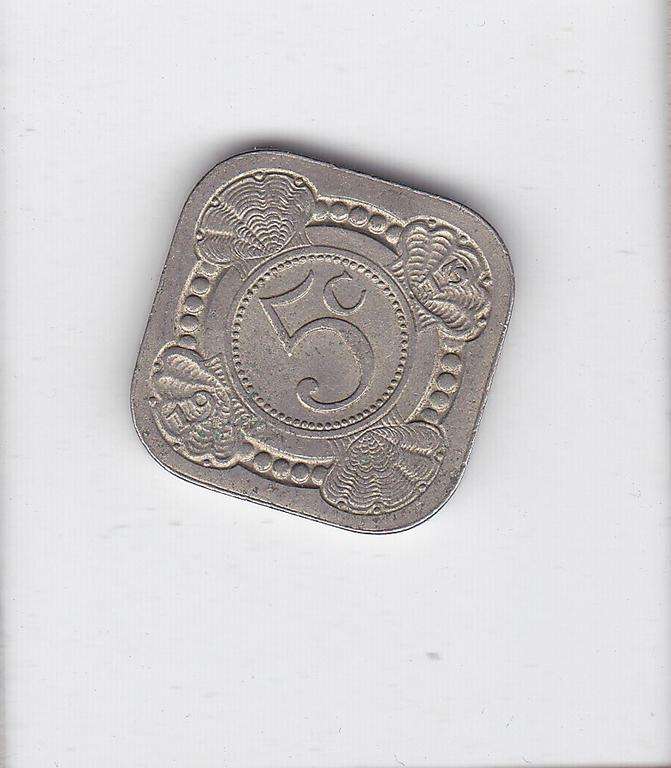 NETHERLANDS 5 CENTS 1913