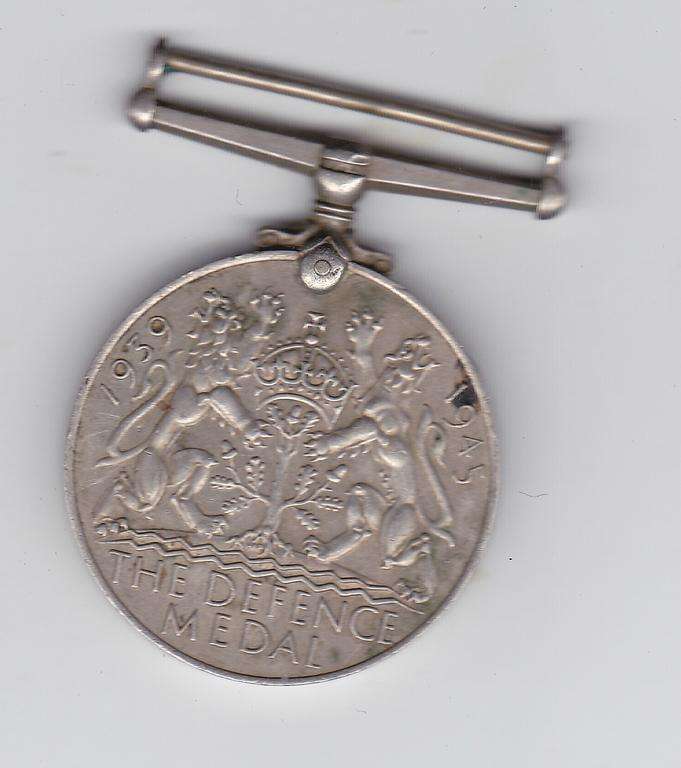 THE DEFENCE MEDAL 1939-1945
